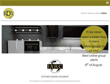 Tablet Screenshot of kitchendesignacademyonline.net